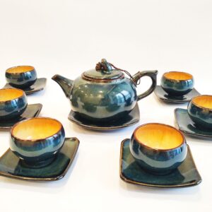 Porcelanowy zestaw do herbaty Zatoka Hạ Long