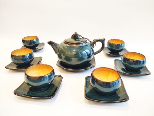 Porcelanowy zestaw do herbaty Zatoka Hạ Long